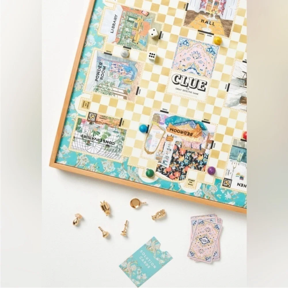 Anthropologie x Clue Deluxe Edition Board Game NIB - Picture 3 of 9